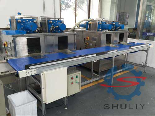 Dry Ice Block Machine | Solidified Carbon Dioxide Brick Maker 6 Dry ice block machine with conveyor