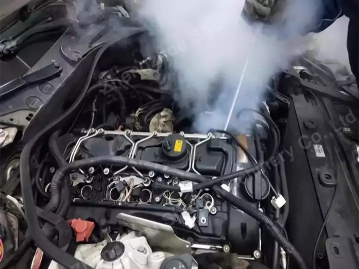 Dry Ice Blasting Machine | Industrial Dry Ice Cleaning Equipment 20 Dry ice cleaning for the the car engine