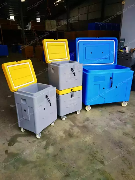 Various dry ice containers