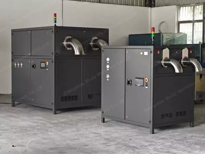 Dry ice pellet production machine